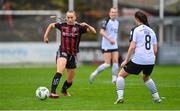 16 September 2023; Fiona Donnelly of Bohemians in action against Lauren Boles of Sligo Rovers during the Sports Direct Women's FAI Cup quarter-final match between Bohemians and Sligo Rovers at Dalymount Park in Dublin. Photo by Seb Daly/Sportsfile