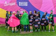 16 September 2023; The Saval team from Down during the 2023 LGFA/Sports Direct Gaelic4Mothers&Others National Blitz Day at Naomh Mearnóg GAA club in Portmarnock, Dublin. Photo by Piaras Ó Mídheach/Sportsfile