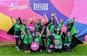 16 September 2023; The Saval team from Down during the 2023 LGFA/Sports Direct Gaelic4Mothers&Others National Blitz Day at Naomh Mearnóg GAA club in Portmarnock, Dublin. Photo by Piaras Ó Mídheach/Sportsfile