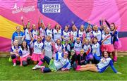 16 September 2023; The Armagh Harps team during the 2023 LGFA/Sports Direct Gaelic4Mothers&Others National Blitz Day at Naomh Mearnóg GAA club in Portmarnock, Dublin. Photo by Piaras Ó Mídheach/Sportsfile