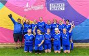 16 September 2023; The Melvin Gaels team from Leitrim during the 2023 LGFA/Sports Direct Gaelic4Mothers&Others National Blitz Day at St Sylvester’s GAA Club in Malahide, Dublin. Photo by Piaras Ó Mídheach/Sportsfile