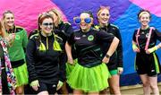 16 September 2023; The Glenswilly team from Donegal during the 2023 LGFA/Sports Direct Gaelic4Mothers&Others National Blitz Day at Naomh Mearnóg GAA club in Portmarnock, Dublin. Photo by Piaras Ó Mídheach/Sportsfile