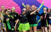 16 September 2023; The Glenswilly team from Donegal during the 2023 LGFA/Sports Direct Gaelic4Mothers&Others National Blitz Day at Naomh Mearnóg GAA club in Portmarnock, Dublin. Photo by Piaras Ó Mídheach/Sportsfile