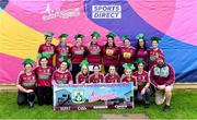 16 September 2023; The Kilbeggan Shamrocks team from Westmeath during the 2023 LGFA/Sports Direct Gaelic4Mothers&Others National Blitz Day at Naomh Mearnóg GAA club in Portmarnock, Dublin. Photo by Piaras Ó Mídheach/Sportsfile