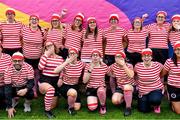 16 September 2023; The Clara team from Offaly during the 2023 LGFA/Sports Direct Gaelic4Mothers&Others National Blitz Day at Naomh Mearnóg GAA club in Portmarnock, Dublin. Photo by Piaras Ó Mídheach/Sportsfile