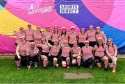 16 September 2023; The Clara team from Offaly during the 2023 LGFA/Sports Direct Gaelic4Mothers&Others National Blitz Day at Naomh Mearnóg GAA club in Portmarnock, Dublin. Photo by Piaras Ó Mídheach/Sportsfile