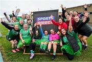 16 September 2023; Players from the Clady team in Armagh 2023 LGFA/Sports Direct Gaelic4Mothers&Others National Blitz Day at Naomh Mearnóg GAA club in Portmarnock, Dublin. Photo by Piaras Ó Mídheach/Sportsfile