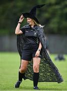 16 September 2023; Referee Gráinne Sands during the 2023 LGFA/Sports Direct Gaelic4Mothers&Others National Blitz Day at Naomh Mearnóg GAA club in Portmarnock, Dublin. Photo by Piaras Ó Mídheach/Sportsfile