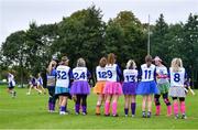 16 September 2023; Armagh Harps substitutes during the 2023 LGFA/Sports Direct Gaelic4Mothers&Others National Blitz Day at Naomh Mearnóg GAA club in Portmarnock, Dublin. Photo by Piaras Ó Mídheach/Sportsfile