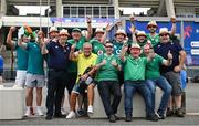 16 September 2023; Ireland supporters before the 2023 Rugby World Cup Pool B match between Ireland and Tonga at Stade de la Beaujoire in Nantes, France. Photo by Brendan Moran/Sportsfile