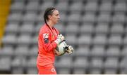 16 September 2023; Sligo Rovers goalkeeper Bonnie McKiernan during the Sports Direct Women's FAI Cup quarter-final match between Bohemians and Sligo Rovers at Dalymount Park in Dublin. Photo by Seb Daly/Sportsfile