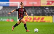 16 September 2023; Katie Burdis of Bohemians during the Sports Direct Women's FAI Cup quarter-final match between Bohemians and Sligo Rovers at Dalymount Park in Dublin. Photo by Seb Daly/Sportsfile