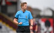 16 September 2023; Referee Daniel Murphy during the Sports Direct Women's FAI Cup quarter-final match between Bohemians and Sligo Rovers at Dalymount Park in Dublin. Photo by Seb Daly/Sportsfile