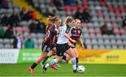 16 September 2023; Emma Hansberry of Sligo Rovers during the Sports Direct Women's FAI Cup quarter-final match between Bohemians and Sligo Rovers at Dalymount Park in Dublin. Photo by Seb Daly/Sportsfile