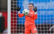 16 September 2023; Sligo Rovers goalkeeper Bonnie McKiernan during the Sports Direct Women's FAI Cup quarter-final match between Bohemians and Sligo Rovers at Dalymount Park in Dublin. Photo by Seb Daly/Sportsfile