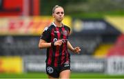 16 September 2023; Katie Burdis of Bohemians during the Sports Direct Women's FAI Cup quarter-final match between Bohemians and Sligo Rovers at Dalymount Park in Dublin. Photo by Seb Daly/Sportsfile