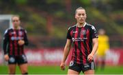 16 September 2023; Fiona Donnelly of Bohemians during the Sports Direct Women's FAI Cup quarter-final match between Bohemians and Sligo Rovers at Dalymount Park in Dublin. Photo by Seb Daly/Sportsfile