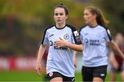 16 September 2023; Alice Lillie of Sligo Rovers during the Sports Direct Women's FAI Cup quarter-final match between Bohemians and Sligo Rovers at Dalymount Park in Dublin. Photo by Seb Daly/Sportsfile