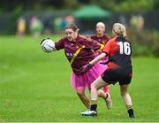16 September 2023; Barbara Brogan of St Maur's in Dublin in action Watergrasshill in Cork during the 2023 LGFA/Sports Direct Gaelic4Mothers&Others National Blitz Day at Naomh Mearnóg GAA club in Portmarnock, Dublin. Photo by Piaras Ó Mídheach/Sportsfile