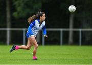 16 September 2023; Annalivia Hynds of Armagh Harps during the 2023 LGFA/Sports Direct Gaelic4Mothers&Others National Blitz Day at Naomh Mearnóg GAA club in Portmarnock, Dublin. Photo by Piaras Ó Mídheach/Sportsfile