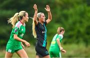 17 September 2023; Savannah McCarthy of Shamrock Rovers reacts during the Sports Direct Women's FAI Cup quarter-final match between Cork City and Shamrock Rovers at Bishopstown Stadium in Cork. Photo by Eóin Noonan/Sportsfile