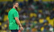 16 September 2023; Ireland head coach Andy Farrell before the 2023 Rugby World Cup Pool B match between Ireland and Tonga at Stade de la Beaujoire in Nantes, France. Photo by Brendan Moran/Sportsfile