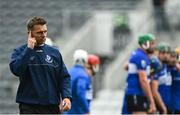 17 September 2023; Sarsfields manager John Crowley before the Cork County Premier Senior Club Hurling Championship quarter-final match between Blackrock and Sarsfields at Páirc Uí Chaoimh in Cork. Photo by Eóin Noonan/Sportsfile