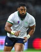 16 September 2023; Bundee Aki of Ireland during the 2023 Rugby World Cup Pool B match between Ireland and Tonga at Stade de la Beaujoire in Nantes, France. Photo by Brendan Moran/Sportsfile