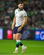 16 September 2023; Robbie Henshaw of Ireland during the 2023 Rugby World Cup Pool B match between Ireland and Tonga at Stade de la Beaujoire in Nantes, France. Photo by Brendan Moran/Sportsfile