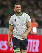 16 September 2023; Tadhg Beirne of Ireland after the 2023 Rugby World Cup Pool B match between Ireland and Tonga at Stade de la Beaujoire in Nantes, France. Photo by Brendan Moran/Sportsfile