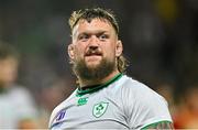 16 September 2023; Andrew Porter of Ireland after the 2023 Rugby World Cup Pool B match between Ireland and Tonga at Stade de la Beaujoire in Nantes, France. Photo by Brendan Moran/Sportsfile