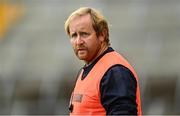 17 September 2023; Blackrock manager Jamie Harrington during the Cork County Premier Senior Club Hurling Championship quarter-final match between Blackrock and Sarsfields at Páirc Uí Chaoimh in Cork. Photo by Eóin Noonan/Sportsfile