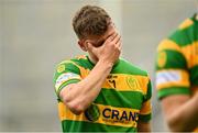 17 September 2023; Alan Connolly of Blackrock dejected after his side's defeat in the Cork County Premier Senior Club Hurling Championship quarter-final match between Blackrock and Sarsfields at Páirc Uí Chaoimh in Cork. Photo by Eóin Noonan/Sportsfile