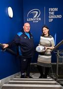 21 September 2023; Leinster Rugby and Dublin City University (DCU) have this morning announced a partnership with the aim of providing further practical learning opportunities for students studying on various academic programmes in DCU. There will also be opportunities to collaborate on applied research projects with the interdisciplinary team on Leinster’s player development pathway. Specifically, the collaboration will be between the Leinster player pathway staff at the Ken Wall Centre of Excellence at Energia Park and the faculty and students at the School of Health and Human Performance at Dublin City University. In attendance at today’s launch is Lead sub academy athletic performance coach Dave Fagan and DCU associate professor Siobhán O'Connor at the Ken Wall Centre of Excellence in Dublin. Photo by Harry Murphy/Sportsfile