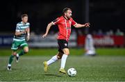 15 September 2023; Paul McMullan of Derry City during the SSE Airtricity Men's Premier Division match between Derry City and Shamrock Rovers at The Ryan McBride Brandywell Stadium in Derry. Photo by Stephen McCarthy/Sportsfile