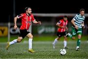 15 September 2023; Paul McMullan of Derry City during the SSE Airtricity Men's Premier Division match between Derry City and Shamrock Rovers at The Ryan McBride Brandywell Stadium in Derry. Photo by Stephen McCarthy/Sportsfile