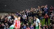 15 September 2023; Supporters watch on from a grass bank during the SSE Airtricity Men's Premier Division match between Derry City and Shamrock Rovers at The Ryan McBride Brandywell Stadium in Derry. Photo by Stephen McCarthy/Sportsfile