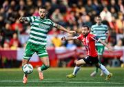 15 September 2023; Lee Grace of Shamrock Rovers during the SSE Airtricity Men's Premier Division match between Derry City and Shamrock Rovers at The Ryan McBride Brandywell Stadium in Derry. Photo by Stephen McCarthy/Sportsfile