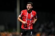 15 September 2023; Will Patching of Derry City during the SSE Airtricity Men's Premier Division match between Derry City and Shamrock Rovers at The Ryan McBride Brandywell Stadium in Derry. Photo by Stephen McCarthy/Sportsfile