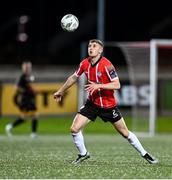 15 September 2023; Ronan Boyce of Derry City during the SSE Airtricity Men's Premier Division match between Derry City and Shamrock Rovers at The Ryan McBride Brandywell Stadium in Derry. Photo by Stephen McCarthy/Sportsfile