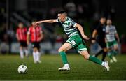 15 September 2023; Gary O'Neill of Shamrock Rovers during the SSE Airtricity Men's Premier Division match between Derry City and Shamrock Rovers at The Ryan McBride Brandywell Stadium in Derry. Photo by Stephen McCarthy/Sportsfile