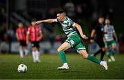 15 September 2023; Gary O'Neill of Shamrock Rovers during the SSE Airtricity Men's Premier Division match between Derry City and Shamrock Rovers at The Ryan McBride Brandywell Stadium in Derry. Photo by Stephen McCarthy/Sportsfile