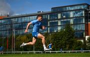 18 September 2023; Rob Russell during a Leinster rugby squad training session at UCD in Dublin. Photo by Harry Murphy/Sportsfile