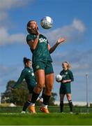 18 September 2023; Saoirse Noonan during a Republic of Ireland women training session at the FAI National Training Centre in Abbotstown, Dublin. Photo by Stephen McCarthy/Sportsfile