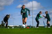 18 September 2023; Abbie Larkin during a Republic of Ireland women training session at the FAI National Training Centre in Abbotstown, Dublin. Photo by Stephen McCarthy/Sportsfile