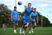 18 September 2023; Jamie Osborne during a Leinster rugby squad training session at UCD in Dublin. Photo by Harry Murphy/Sportsfile
