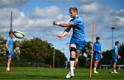 18 September 2023; Jamie Osborne during a Leinster rugby squad training session at UCD in Dublin. Photo by Harry Murphy/Sportsfile