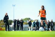 18 September 2023; Interim head coach Eileen Gleeson during a Republic of Ireland women training session at the FAI National Training Centre in Abbotstown, Dublin. Photo by Stephen McCarthy/Sportsfile