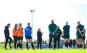 18 September 2023; Interim head coach Eileen Gleeson during a Republic of Ireland women training session at the FAI National Training Centre in Abbotstown, Dublin. Photo by Stephen McCarthy/Sportsfile