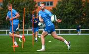 18 September 2023; Ciarán Frawley during a Leinster rugby squad training session at UCD in Dublin. Photo by Harry Murphy/Sportsfile